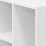 Детска Етажерка GINGER HOME с 5 Отделения, Бял Органайзер за Книги и Играчки, 49.5×24×80 см