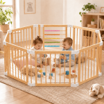 Детска Дървена Кошара за Игра GINGER HOME 