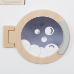 Детска Дървена Пералня 3 в 1 с Мивка с Течаща Вода и Сушилня GINGER HOME, 86×32×90 см