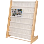 Детска Етажерка за Книги Дърво GINGER HOME, 6 Рафта, Монтесори 64x30x79 см