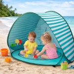Детска Pop-Up палатка за игра GINGER HOME с UV защита 50+ – лека и сгъваема, за плаж и градина, 120×80×70 см