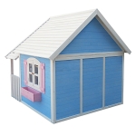 Голяма Дървена Детска Къща с Веранда GINGER HOME, 194x229x210 см, за Игри и Забавления на Открито