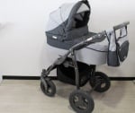 Adbor-Бебешка количка 2в1 Zipp цвят:сив фигури