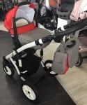 Gusio-Бебешка количка 3в1 Florencja цвят:сиво и червено