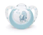 NUK First Choice биберон залъгалка, силикон, 0-6 мес., 1 бр., Водно конче