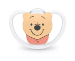 NUK Perfect Match биберон залъгалка, силикон 6-18 мес. 1бр., AIR, Мечо Пух, бяла