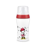 NUK Perfect Match Шише РР 260мл. със силиконов биберон за хранене M, 3+ мес. Мини, червено