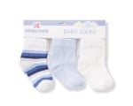 Бебешки памучни чорапи STRIPES WHITE 