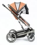 Комбинирана бебешка количка 2в1 Divaina с трансф седалка Brown