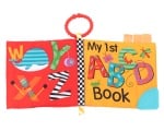 Образователна текстилна книжка с чесалка ABC