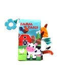 Образователна текстилна книжка с чесалка Farm tails