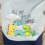 Кош за играчки и дрехи-сгъваем с удобнидръжки - Динозаври