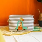 Кутия за съхранение на играчки и дрехи-сгъваема с удобни дръжки - Жираф