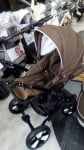 Бебешка количка 3в1 Gusio S-line цвят:кафяв