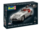 Сглобяем модел, Revell, Подаръчен комплект автомобил Mercedes-Benz 300 SLR, 124 части