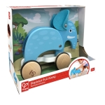 Дървена играчка за дърпане, Hape, Слон, 24 x 11 x 20 см