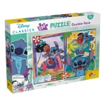 Пъзел, Lisciani, Stitch, Лило и Стич, Двулицев пъзел 250 части