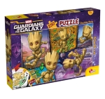 Пъзел, Lisciani, Marvel, Guardians of the Galaxy, Грут, Двулицев пъзел 250 части