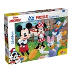 Пъзел, Lisciani, Mickey Mouse, Двулицев пъзел 24 части