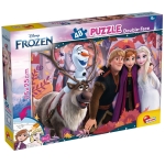 Пъзел, Lisciani, Frozen, Двулицев пъзел 48 части