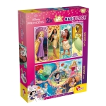 Пъзел, Lisciani, Disney Princess, Двулицев пъзел 2 x 60 части