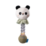 Бебешка мека дрънкалка на стик, Taf Toys, Панда Памела, 20 см