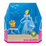 Комплект с колекционерски фигурки, Walt Disney, Bullyland, Пепеляшка и Гас