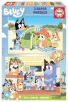 Пъзел за деца, Educa, Bluey, 2 × 50 части