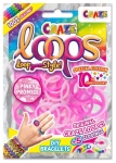 Творчески комплект, Craze, Loops, Направи си сам гривни, 100 бр. ластици