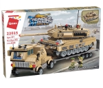 Конструктор, Qman, Тежък армейски влекач с танк, 829 части