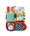 Комплект меки образователни кубчета, Infantino, 4 броя