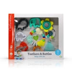 Комплект бебешки играчки, Infantino, Подаръчен комплект, Дрънкалки и гризалки