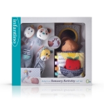 Комплект бебешки играчки, Infantino, Подаръчен комплект, 3 играчки