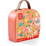 Дървен комплект Направи си сам, Hape, Бижута с мъниста, 130 части