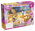 Пъзел, Lisciani, Disney Princess, Снежанка, Двулицев пъзел 60 части