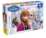 Пъзел, Lisciani, Frozen, Сестри завинаги, Двулицев пъзел 60 части