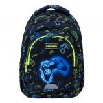 Ученическа раница, Head, Неонова игра, AB330, 39 х 28 х 15 см
