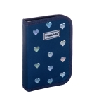 Единичен несесер, Head, Сърца, Без аксесоари, 20 х 14 х 3.5 см