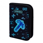 Единичен несесер с аксесоари, Astra, Тъмен Пиксел, AC11, 20 х 14 х 3.5 см