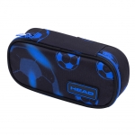 Единичен несесер без аксесоари, Head, Неонов син футбол, AC6, 22 х 9 х 5 см