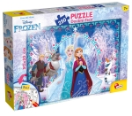 Пъзел, Lisciani, Frozen, Двулицев пъзел 250 части