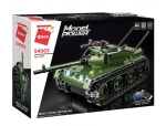 Конструктор, Qman, Model Power, Танк Пантер с RC управление, 418 части