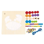 Творчески комплект, Hape, Дървена мозайка, Рак