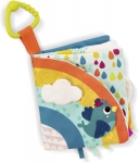 Интерактивна играчка, Battat, Сензорна бебешка книжка, Дъга, 15 x 4 x 16 cm
