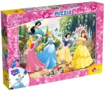 Пъзел, Lisciani, Disney Princess, Принцеси, Двулицев пъзел 60 части