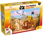 Пъзел, Lisciani, Disney, Цар Лъв, Двулицев пъзел 24 части