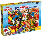 Пъзел, Lisciani, Mickey Mouse, Двулицев пъзел 60 части