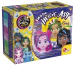 Творчески комплект, Lisciani, Гипсови фигурки на момичета за оцветяване и декориране