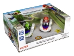 Комплект пулбек колички, Carrera, Super Mario, Марио и Йоши, 2 броя