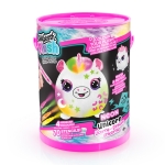 Творчески комплект, Canal Toys, Мини плюшена играчка за оцветяване, Неон, 15 см